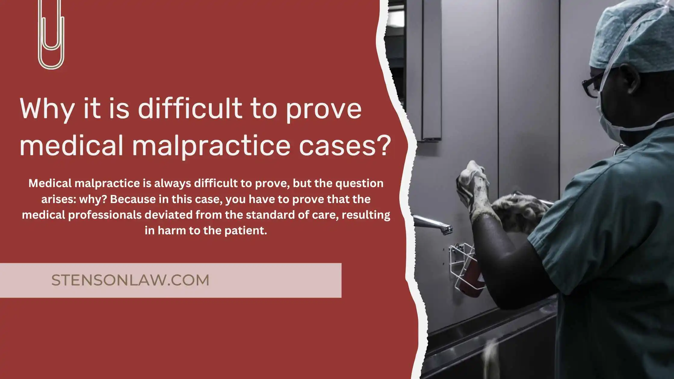 Why it is difficult to prove medical malpractice cases