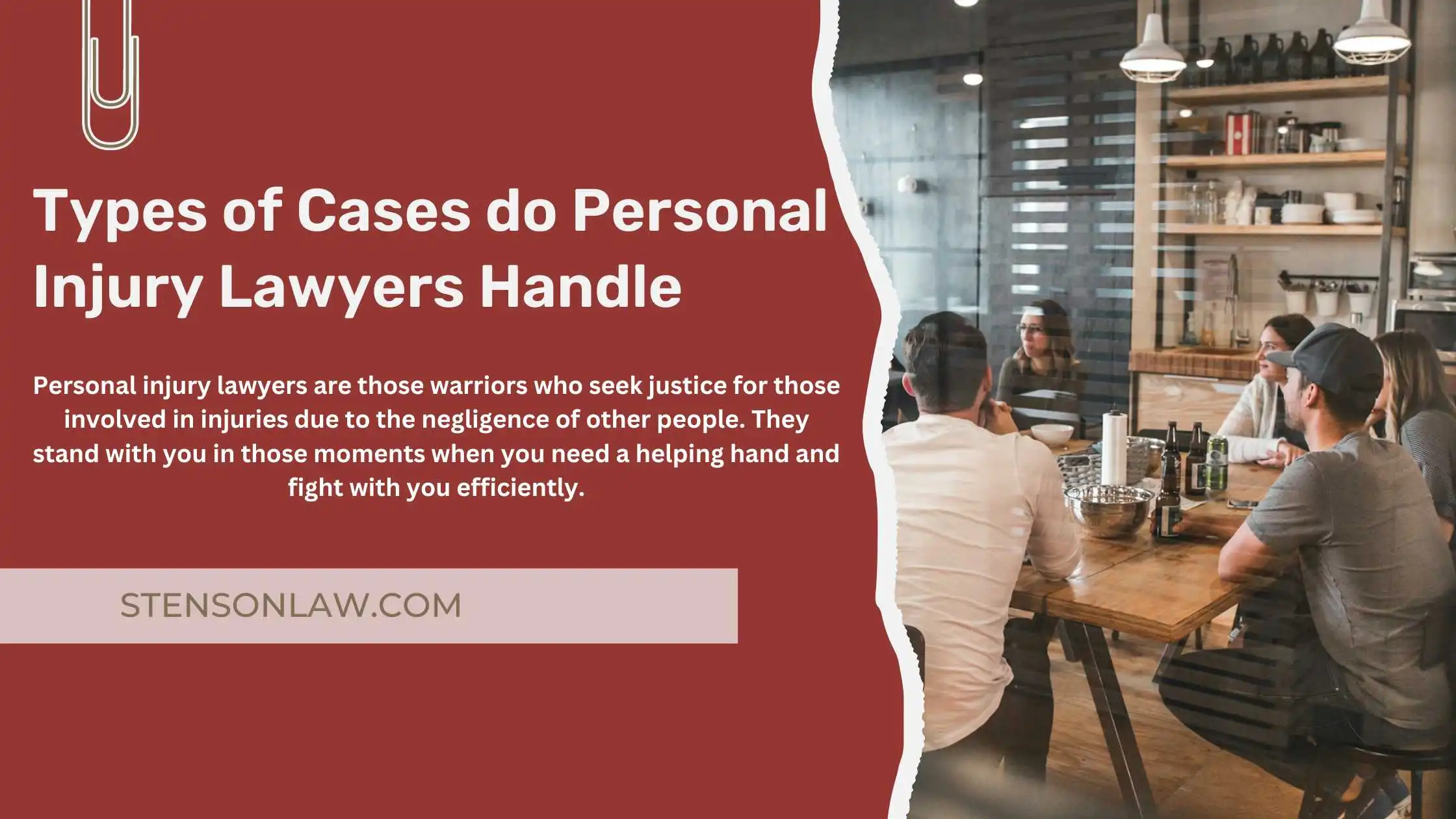 types of cases do personal injury lawyers handle
